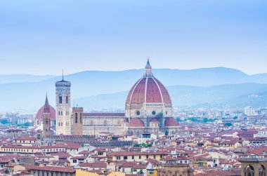 Floransa cityscape alacakaranlık saat