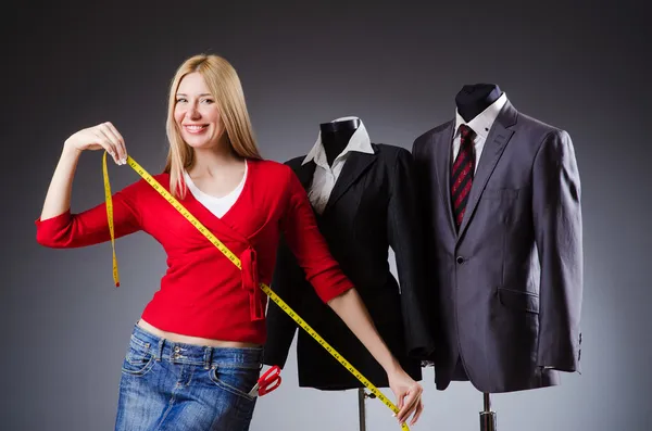 Young woman tailor — Stock Photo, Image