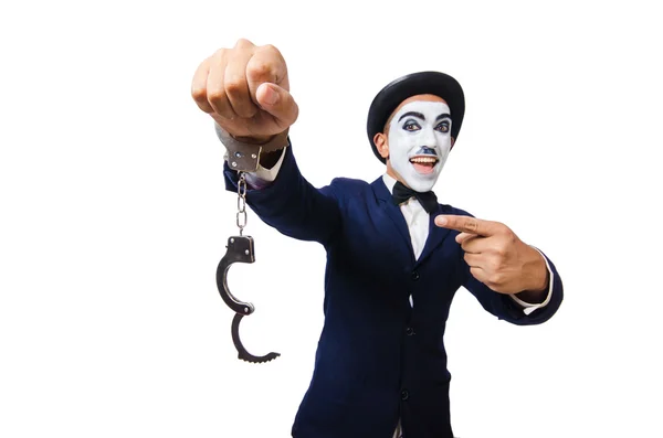 Man with handcuffs — Stock Photo, Image