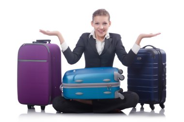 zakenvrouw reizen ik