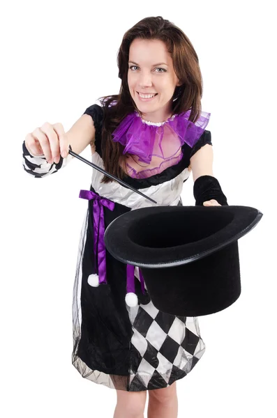 Woman magician — Stock Photo, Image