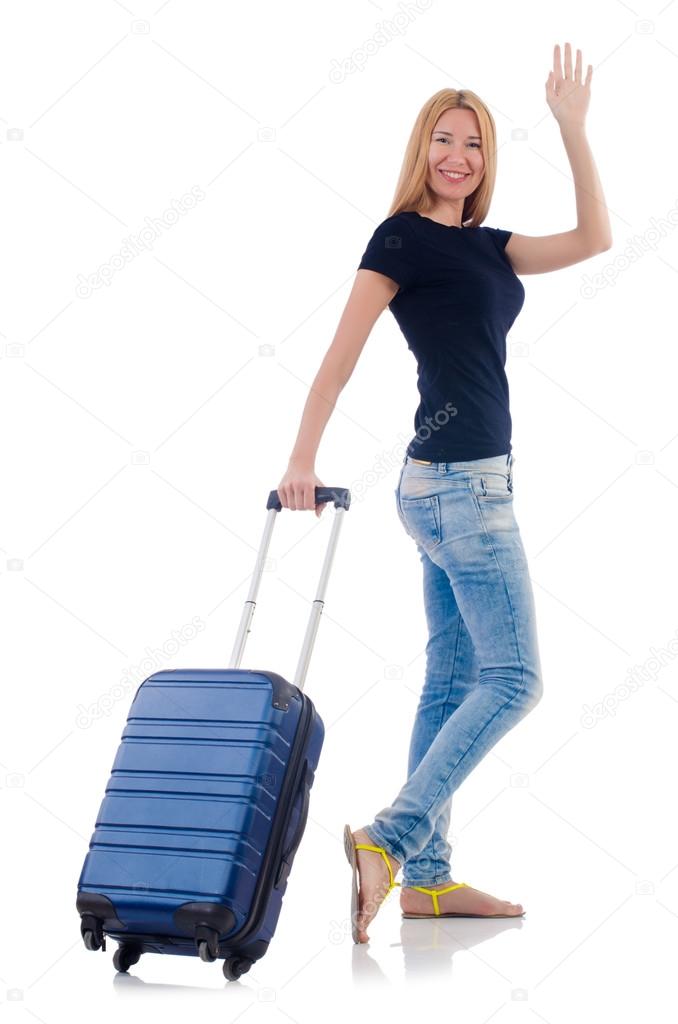 Woman preparing for vacation