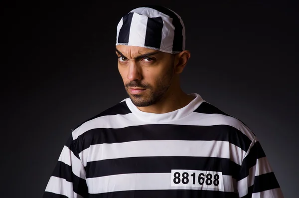 Prisoner in the dark room — Stock Photo, Image