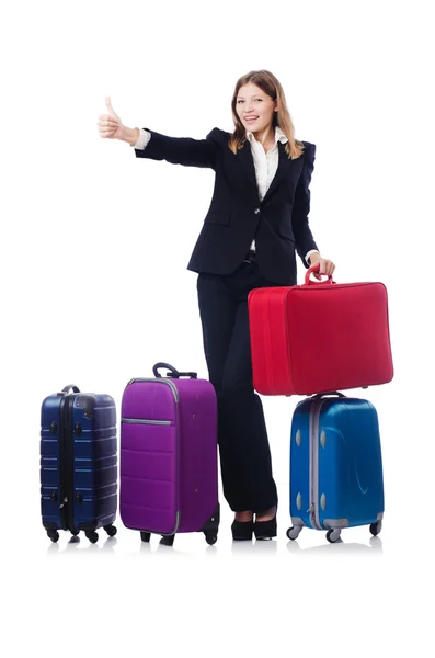 Mujer de negocios viajando — Foto de Stock