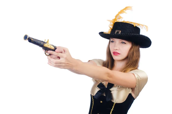 Vrouwelijke piraat — Stockfoto