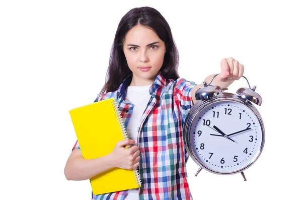 Estudiante no cumplir con los plazos para sus estudios — Foto de Stock