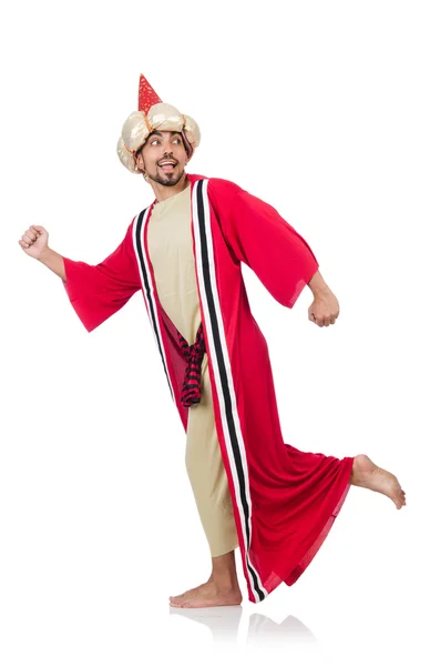 Wizard in costume isolated on the white — Stock Photo, Image