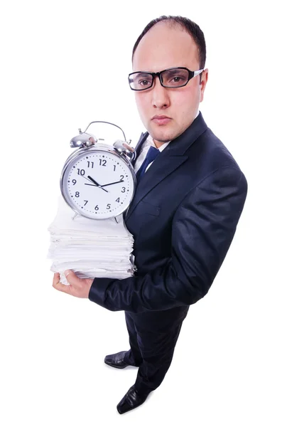 Man not meeting his deadlines — Stock Photo, Image