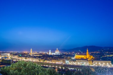 akşam saatlerinde Floransa güzel görünüm