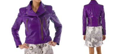 Beyaz kadın kıyafetleri ile moda konsepti