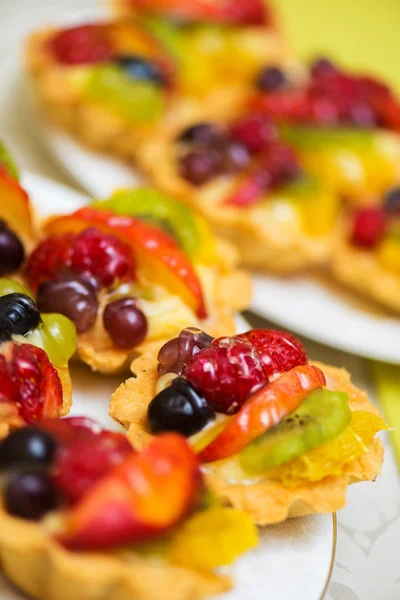 Tasty sweets in the plate — Stock Photo, Image