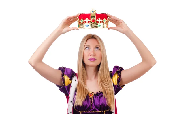 Queen in funny — Stock Photo, Image