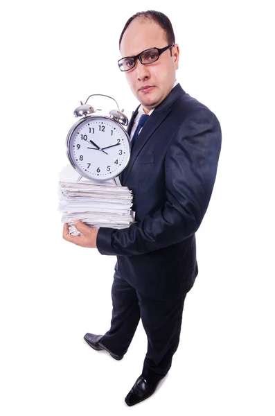Man not meeting his deadlines — Stock Photo, Image