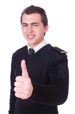 Genç pilot beyazı izole etti.