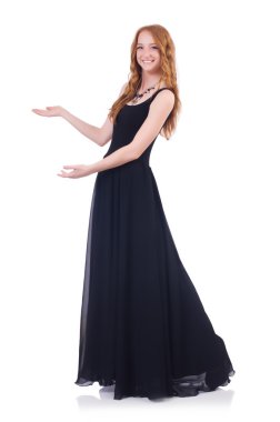 moda kavramı üzerinde beyaz kadın modeli