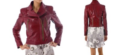 Beyaz kadın kıyafetleri ile moda konsepti