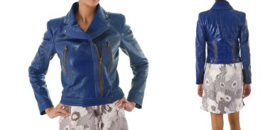 Beyaz kadın kıyafetleri ile moda konsepti