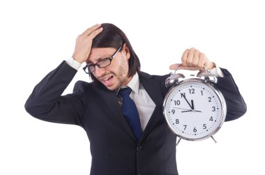 Saati beyaz olan işadamı