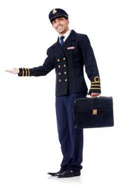 Genç pilot beyazı izole etti.