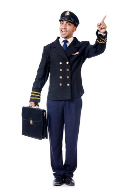 Genç pilot beyazı izole etti.