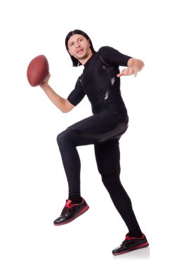adam beyaz Amerikan futbolu ile eğitim