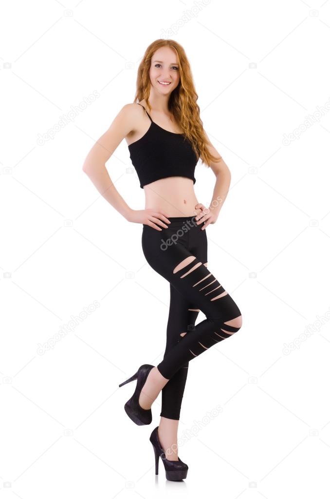 leggings torn