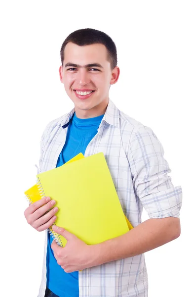 Giovane studente con libro — Foto Stock