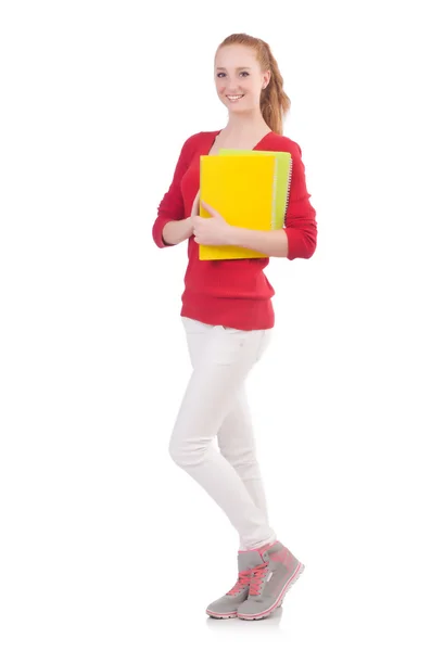 Studenten met boeken — Stockfoto