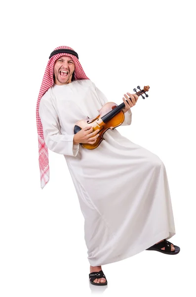 Arab man playing guitar — Stock Photo, Image