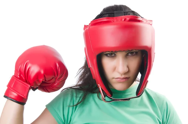 Woman boxer — Stock Photo, Image