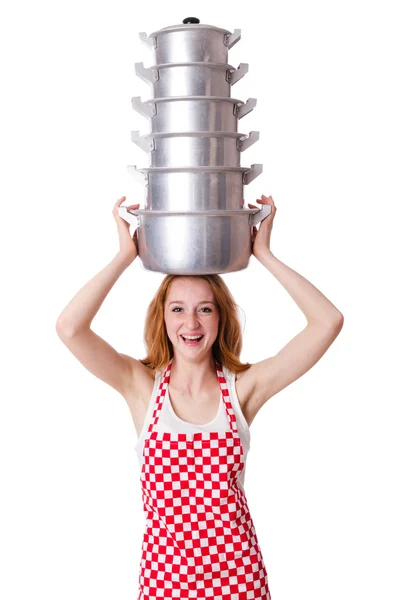 Young woman cook — Stock Photo, Image