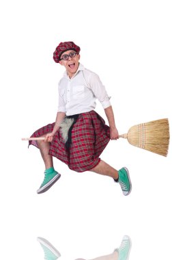 Funny scotsman clipart