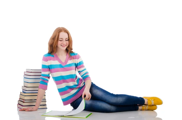 Étudiant avec livres — Photo