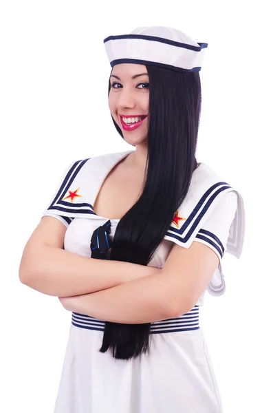 Jonge stewardess — Stockfoto