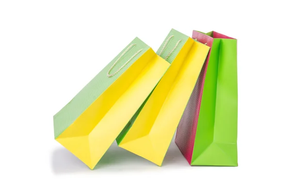 Barevné nákupní tašky — Stock fotografie