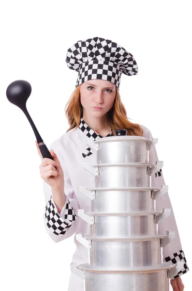 Young woman cook — Stock Photo, Image