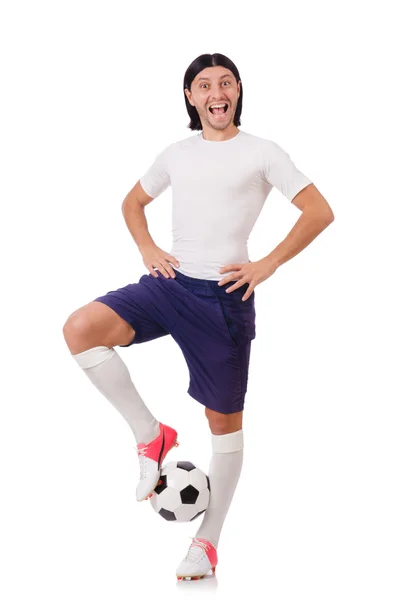 Genç futbol futbol oyuncusu — Stok fotoğraf