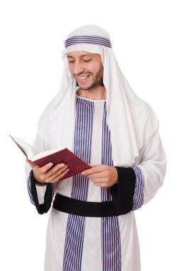 Arap adam kitap ile