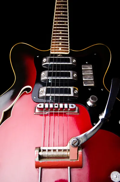 Close up de guitarra de música — Fotografia de Stock