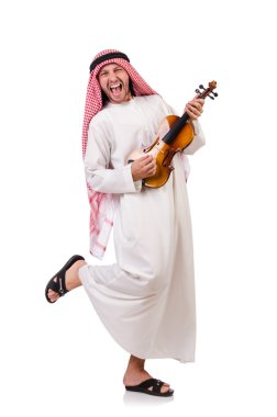 Arap adam oynamak keman