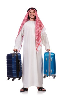 Bagaj ile Arap adam