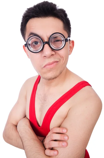 Funny wrestler — Stock Photo, Image