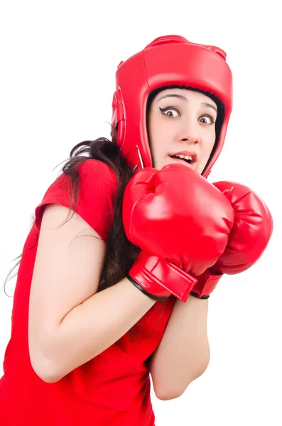 Woman boxer — Stock Photo, Image