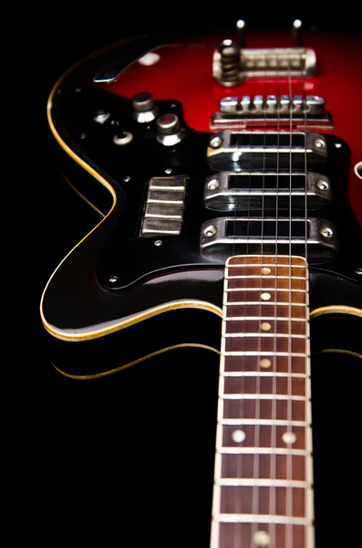 Close up de guitarra de música — Fotografia de Stock