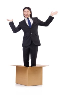 Kutunun dışında düşünen adam.