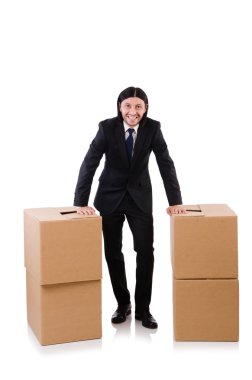 Kutuları olan adam.