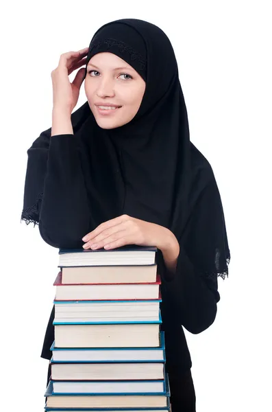 Female student with books — Stock Photo, Image