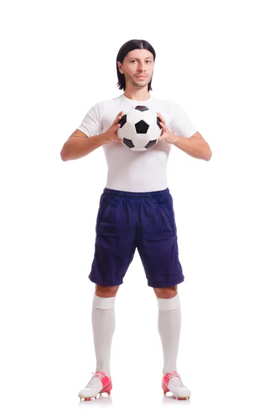 年轻的足球运动员 — 图库照片