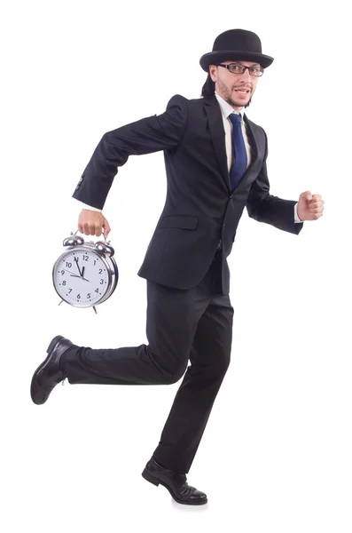 Geschäftsmann mit Uhr — Stockfoto