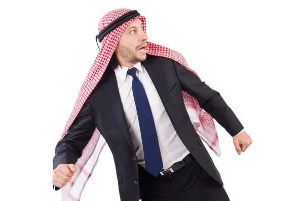Homem árabe em apuros — Fotografia de Stock